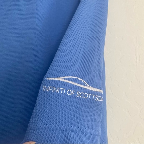 FootJoy Light Blue Polo Size Medium - Picture 3 of 7